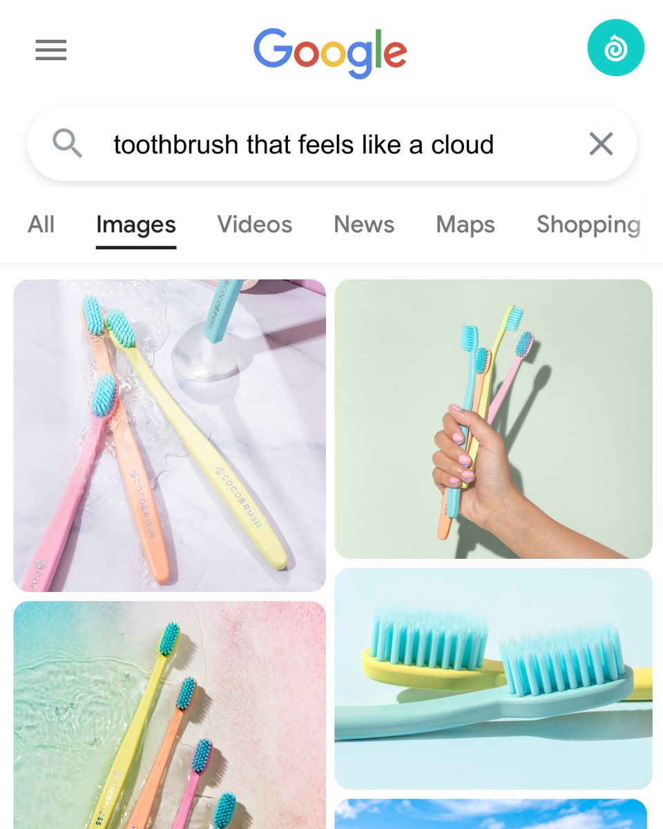 meetcocolab's tweet photo. Google knows what's up. 🌀😁
.
.
.
.
.
#cocofloss #cocobrush #wovenfloss #dentistdesigned #recycledplastic https://t.co/641z0OhSTk