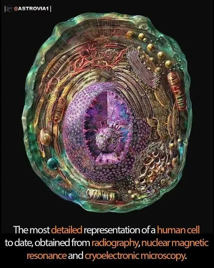 alvinfoo's tweet photo. Human cell in the finest form https://t.co/za67HpIiKV