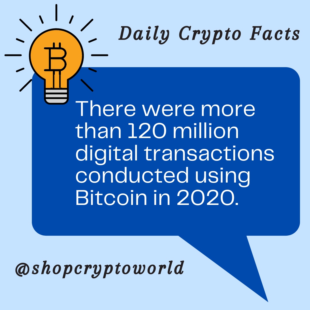 shopcryptoworld's tweet photo. Comment below if you knew this! Visit Crypto World to learn more about cryptocurrency and how blockchain technology is changing the world. #learn #crypto #confidence #cryptoclasses #education https://t.co/Oqdlq1VOIy