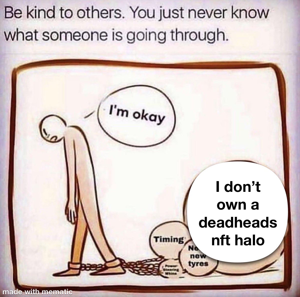 TrillUnclePhil's tweet photo. I’m hoping prices don’t go up on @DeadHeadsNFT before January. Busy taking care of some financial business the rest of the year. As soon as January hits, I’m going crazy with the buying sprees. #deadheads @CryptoMermaidzz @snackvibes @NFTBEACHCLUB @MaubRobin @toonatonian https://t.co/W8q6TUjrXQ