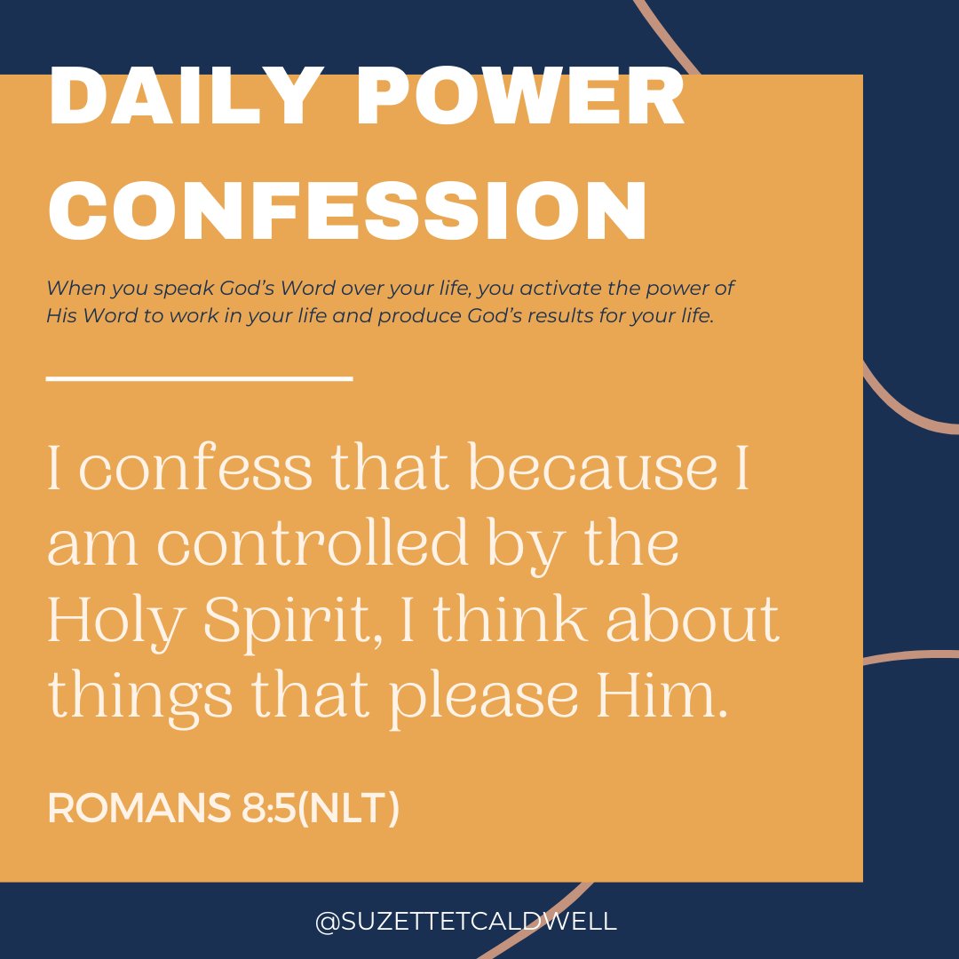 #DailyPowerConfession #SpeakIt #BelieveIt #PrayOverIt #Praying2Change #SuzetteTCaldwell #Pray #Prayer #Change #JesusSaves