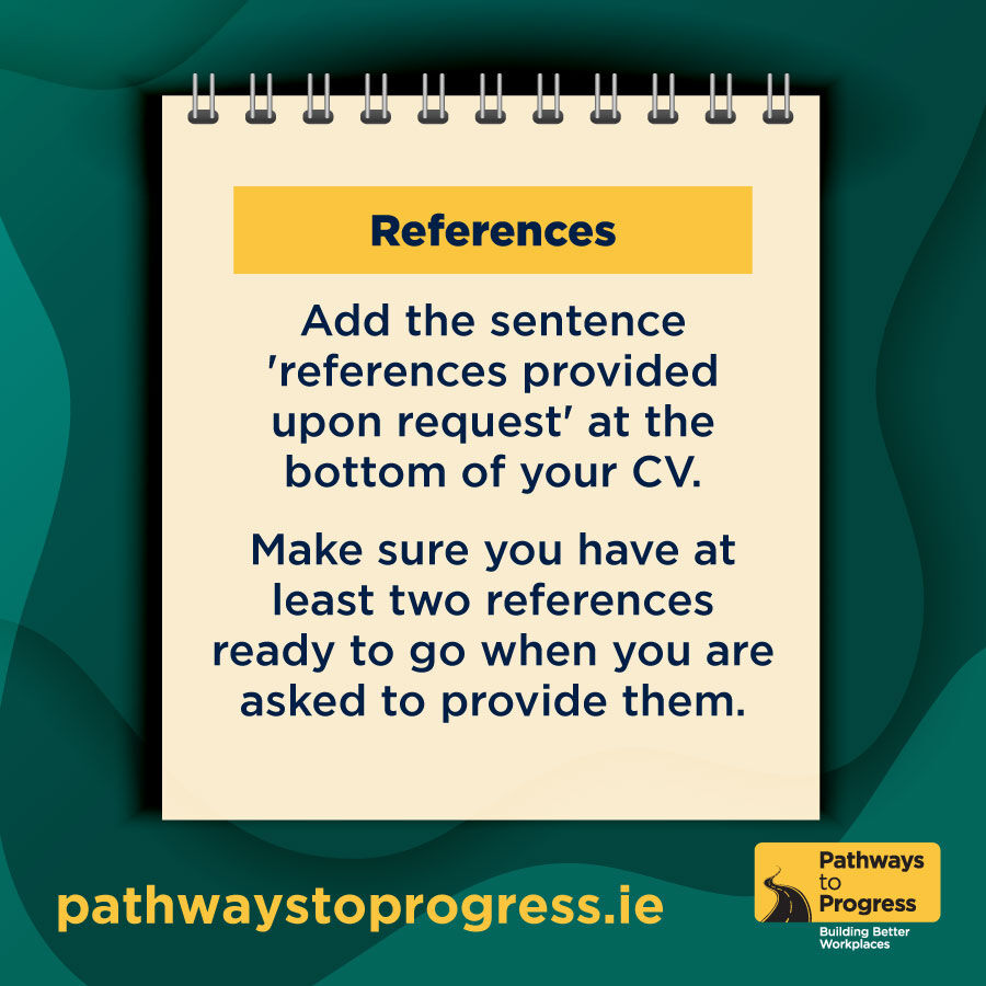 Happy Wednesday! Today we're sharing our last essential tips for creating a great CV in Ireland. For more resources and information for migrants and refugees in Ireland, visit pathwaystoprogress.ie