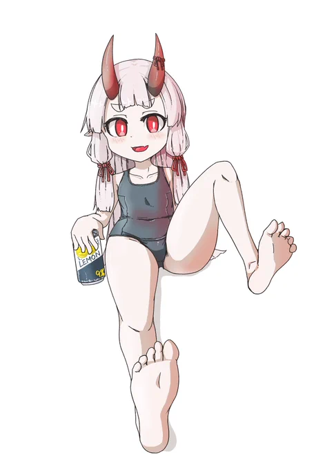 うちの子スク水FANBOXにビキニ差分を出しています… 