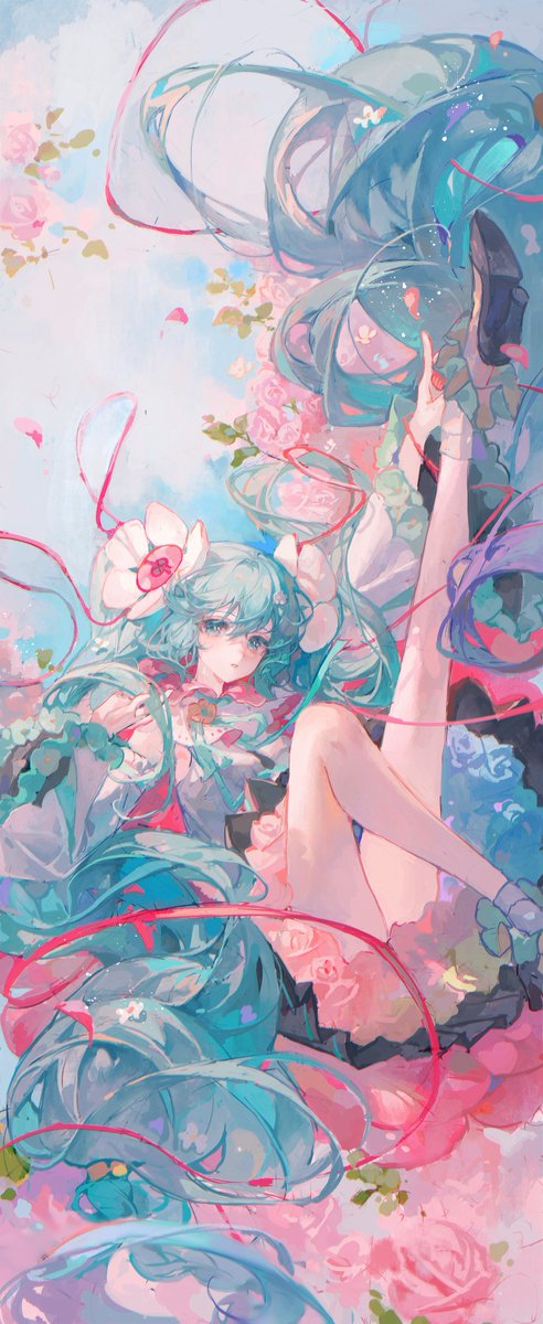 初音ミク ,null 「」|Matcha🍵のイラスト