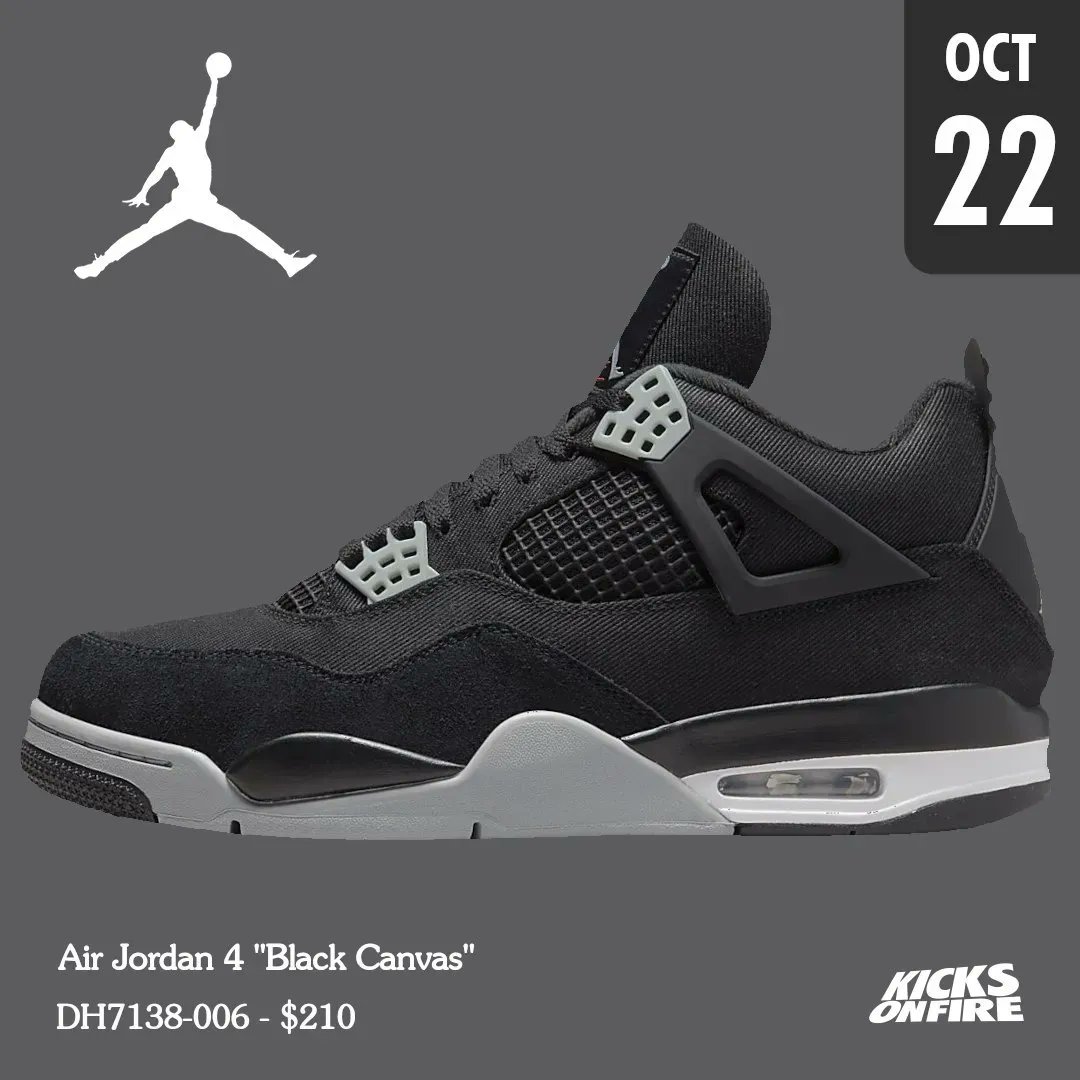 Is the Air Jordan 4 "Black Canvas" an instant grail?🏆