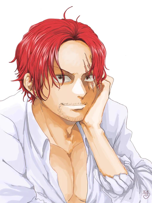 シャンクスがいい男すぎる。#ONEPIECE 