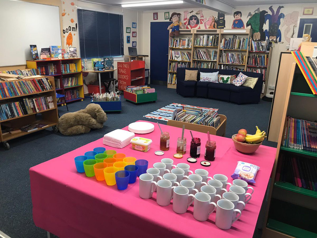 MrsHanratty08's tweet photo. One of my favourite events to hold in school is #BookBreakfast where we invite families to our library to share a book and snack with their child. The feedback from these events are also overwhelmingly positive #books #library #teachers #teachertwitter #EYFS https://t.co/6A0Eq96Tfe