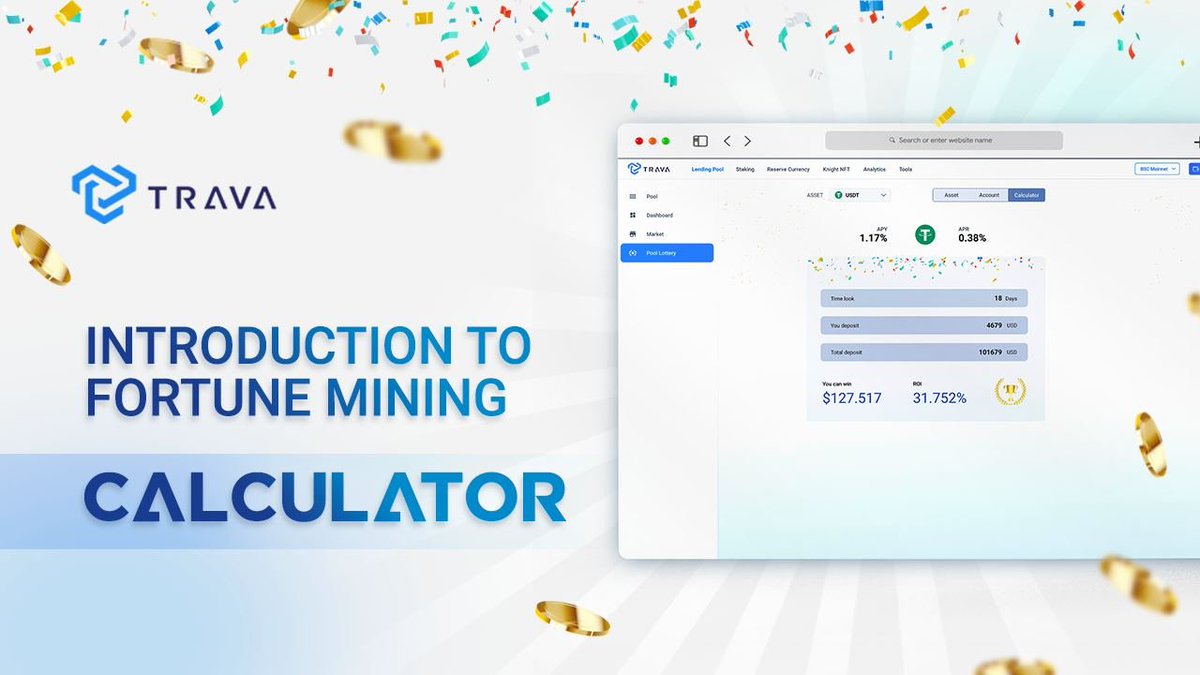 trava_finance's tweet photo. 🧮FORTUNE MINING - CALCULATOR🧮

🔥Fortune Mining will be published on the #8thSeptember 2022.

🎯We are pleased to provide the #FortuneMining Calculator.

📍Click here to find out: https://t.co/UdweMYKQRx https://t.co/wiQ4iFmhxB