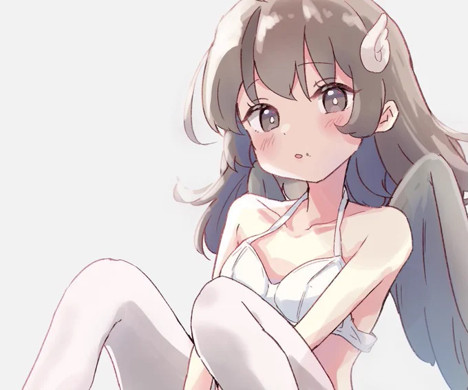 #今月描いた絵を晒そう※ウマ娘以外ちさとに煽られて、紐パン列車して、うちの子が増えて、ケイト様とエミリコが可愛いかった 