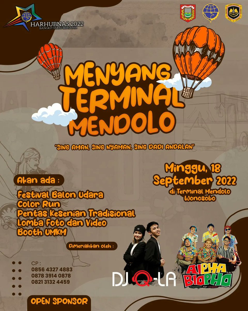IponkAb's tweet photo. @alphablopho 
September Kembali Berdansa
Minggu, 18 September 2022
At. TERMINAL MENDOLO Wonosobo
Waktu. PAGI - SORE
🏃‍♂️🏃‍♀️ 
Buat Yang Mau Ikutan COLOR RUN, 
>>> Geser Slide 2

#alphablopho  
#wonosobo  
#eventseptember https://t.co/mmBOIFNehh