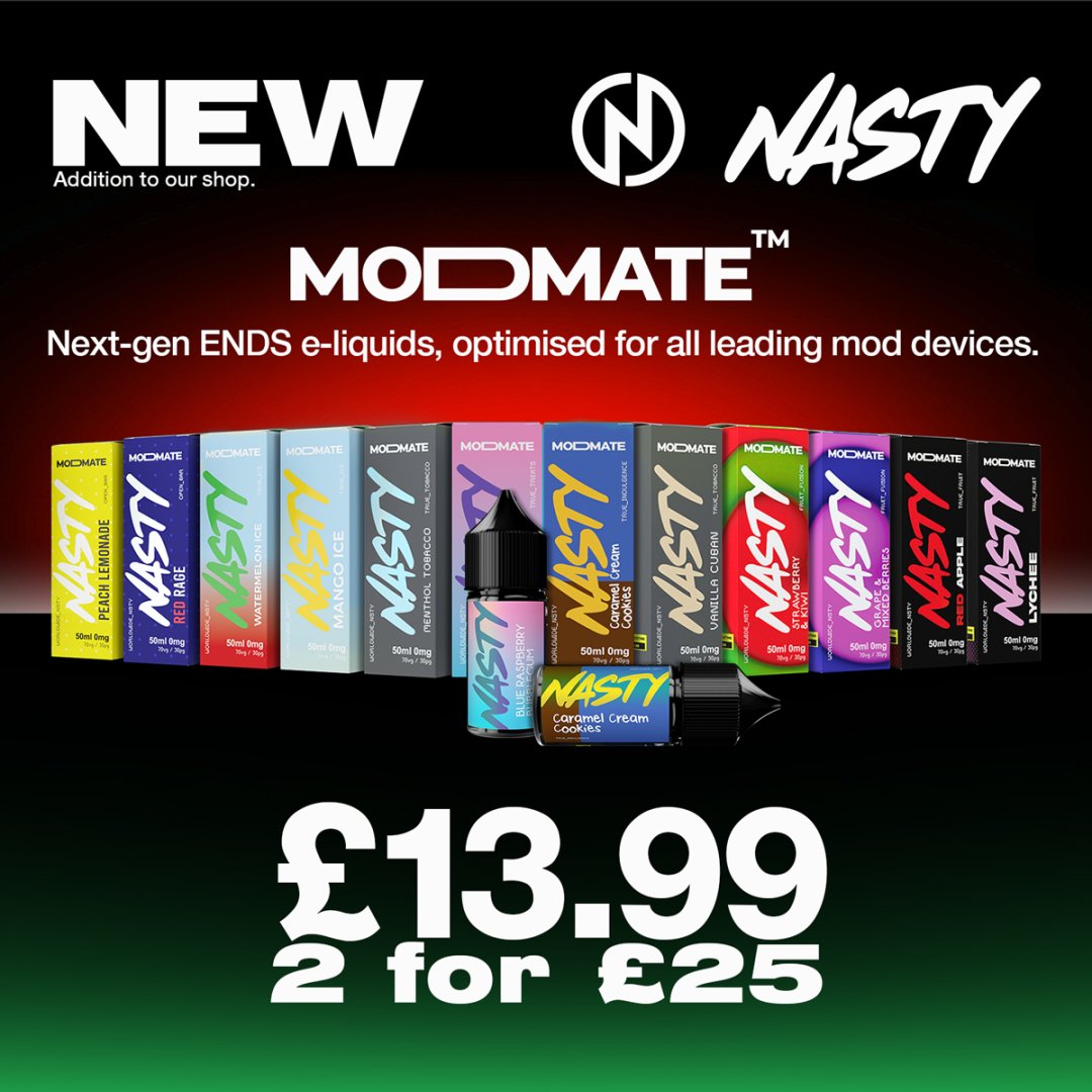 VapeGreenUK's tweet photo. Check out the new #ModMate range! These #shortfills are designed specifically for use with sub-ohm & mod devices!π
https://t.co/ZZFe9FpwH7
#vape #vaping #vapegreen #vapefam #ukvapers #freeshipping #freeukdelivery #eliquid #eliquids #vapejuice #ejuice #shortfill #subohm https://t.co/9xMig0Uj0U