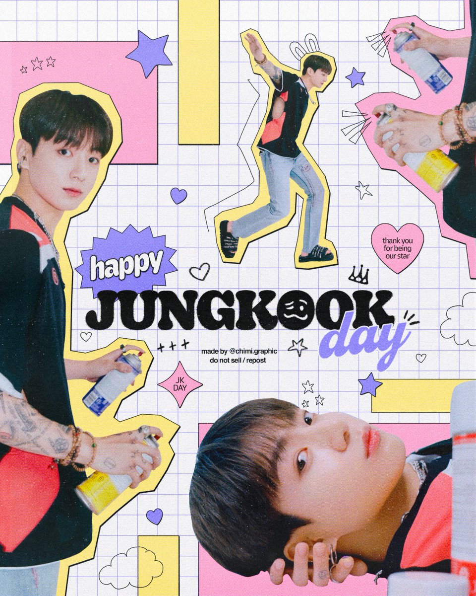 Happy #JUNGKOOKDAY !💜
Thank you for being the star in our lives🌟