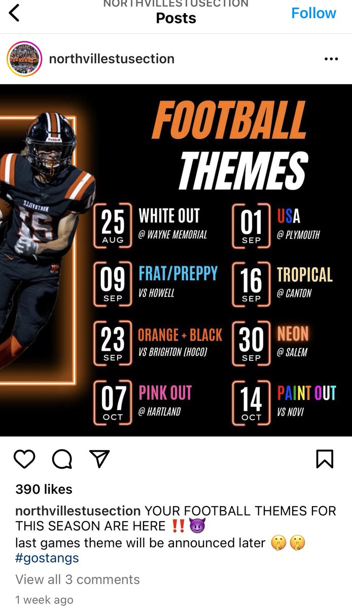 BarstoolHHS2's tweet photo. Looks like Northville Students are dressing the same as normal Vs Howell #preppy #Morefans https://t.co/YiRktnc0NV