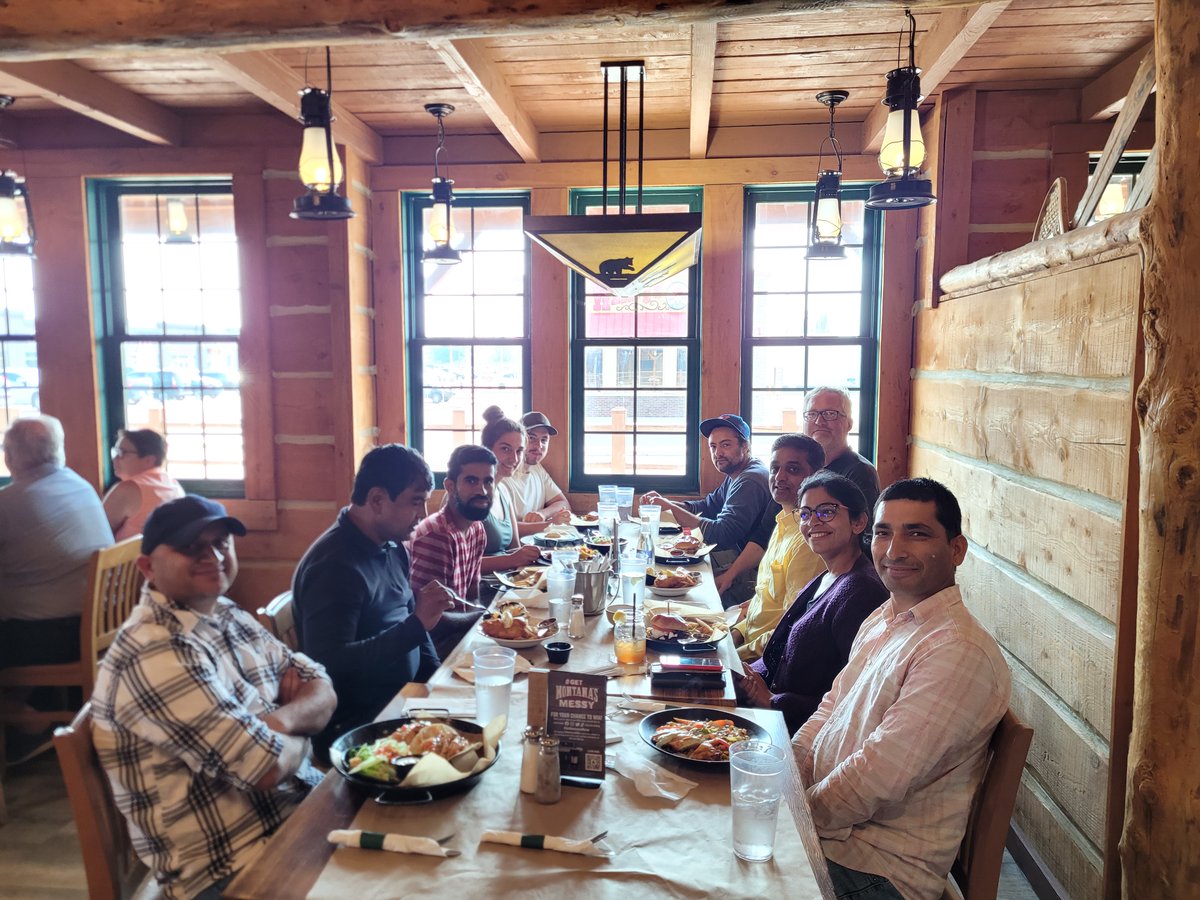 raju_aafc's tweet photo. @AAFC_Canada it's the last day for our incredibly talented summer students. Thank you all, and to the farm crew at Saskatoon and Indian Head, for a good field season!! @Sask_Agroforest @suba_agri @nehavaid17 @ShankarPahari @H_Duddu @SantoshAAFC @RajaRagupathy #GCAggie https://t.co/NmX64cjkIa