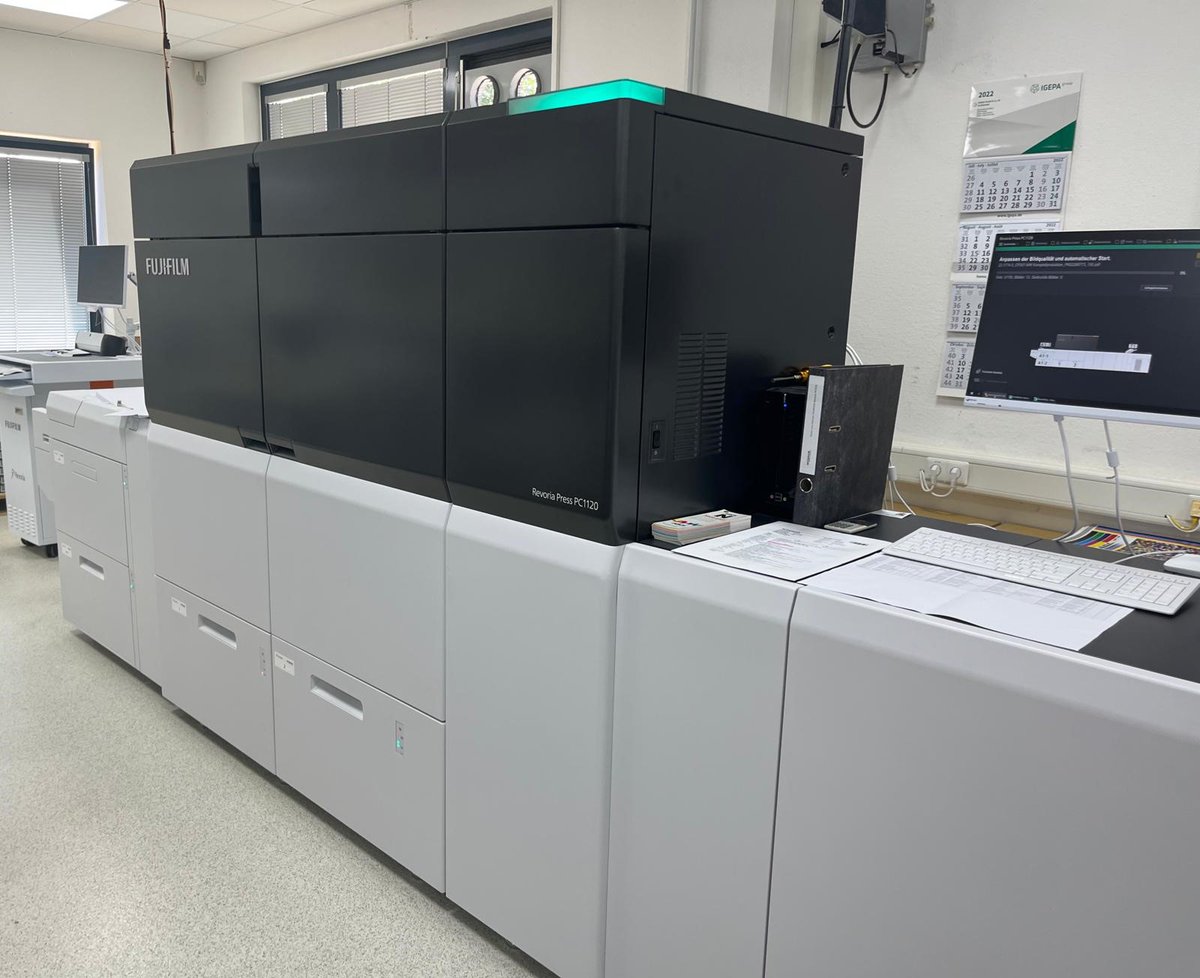 FujifilmPrint's tweet image. Come behind the scenes with us and Copper Tree Media Ltd as we visit Wegner GmbH and see the Jet Press 750S and Revoria Press PC1120 live in operation!

#inkjet #tonerprinting #POD