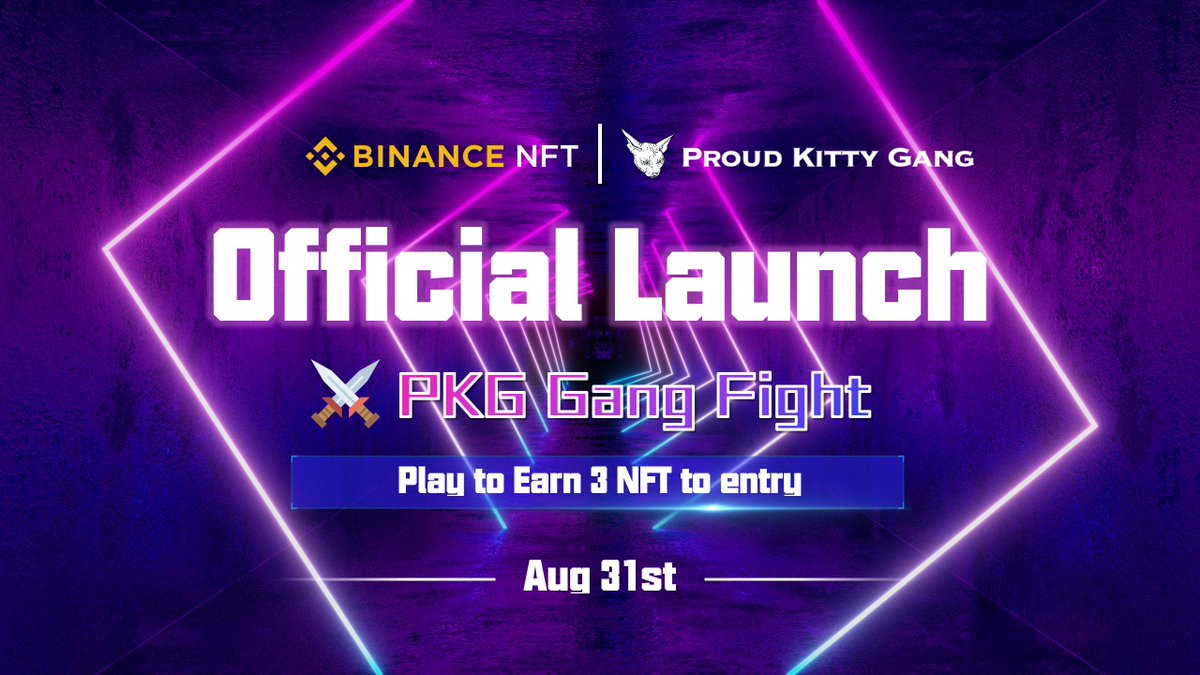 Proud Kitty Gang Gamefi Launching Now (@pkgnft) on Twitter photo ๐ฃ๐๐ ๐๐ฎ๐ป๐ด ๐๐ถ๐ด๐ต๐ ๐ข๐ณ๐ณ๐ถ๐ฐ๐ถ๐ฎ๐น ๐๐ฎ๐๐ป๐ฐ๐ต!!!
๐ฟ๐บ๐ถ ๐ถ๐๐๐ ๐ต๐๐๐๐ ๐พ๐๐๐๐๐๐๐ ๐ป๐๐๐๐๐!!!
Time: Sep 1st, 13:00PM UTC
Venue๐ pkggame.proudkittygang.com/web-desktop/
Own 3+ NFTs to entry!!! #P2E #GameFi #IGO
Buy๐binance.com/en/nft/collectโฆ ๐ฃ๐๐ ๐๐ฎ๐ป๐ด ๐๐ถ๐ด๐ต๐ ๐ข๐ณ๐ณ๐ถ๐ฐ๐ถ๐ฎ๐น ๐๐ฎ๐๐ป๐ฐ๐ต!!!
๐ฟ๐บ๐ถ ๐ถ๐๐๐ ๐ต๐๐๐๐ ๐พ๐๐๐๐๐๐๐ ๐ป๐๐๐๐๐!!!
Time: Sep 1st, 13:00PM UTC
Venue๐ pkggame.proudkittygang.com/web-desktop/
Own 3+ NFTs to entry!!! #P2E #GameFi #IGO
Buy๐binance.com/en/nft/collectโฆ