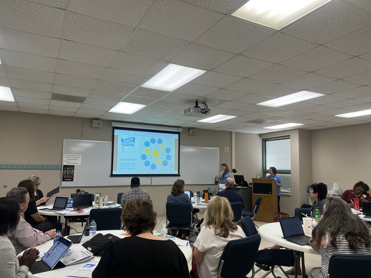 rah4STEM's tweet photo. 6-12 Regional Specialists learning with Math Nation!Amazing resources to support student learning through this $6 million partnership! #AMSTI4All https://t.co/t0FQCyyNUY