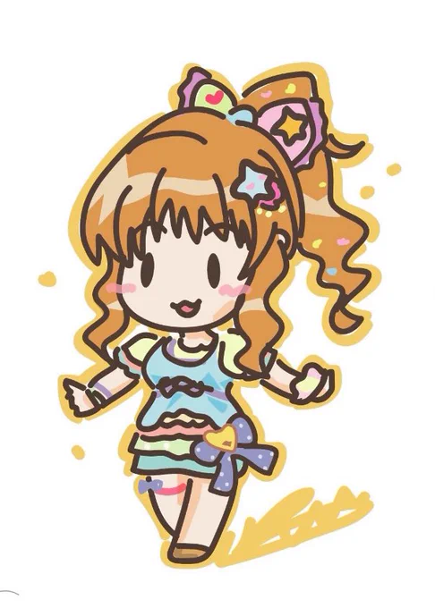 去年2月のiPad使い始めのめろサマと去年の誕生日修正分('°ω°)ノシ 