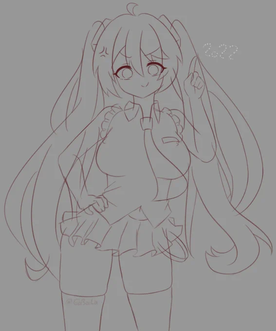 [途中] 遅れて Σ (ノ ﹃`"..#初音ミク誕生祭2022 