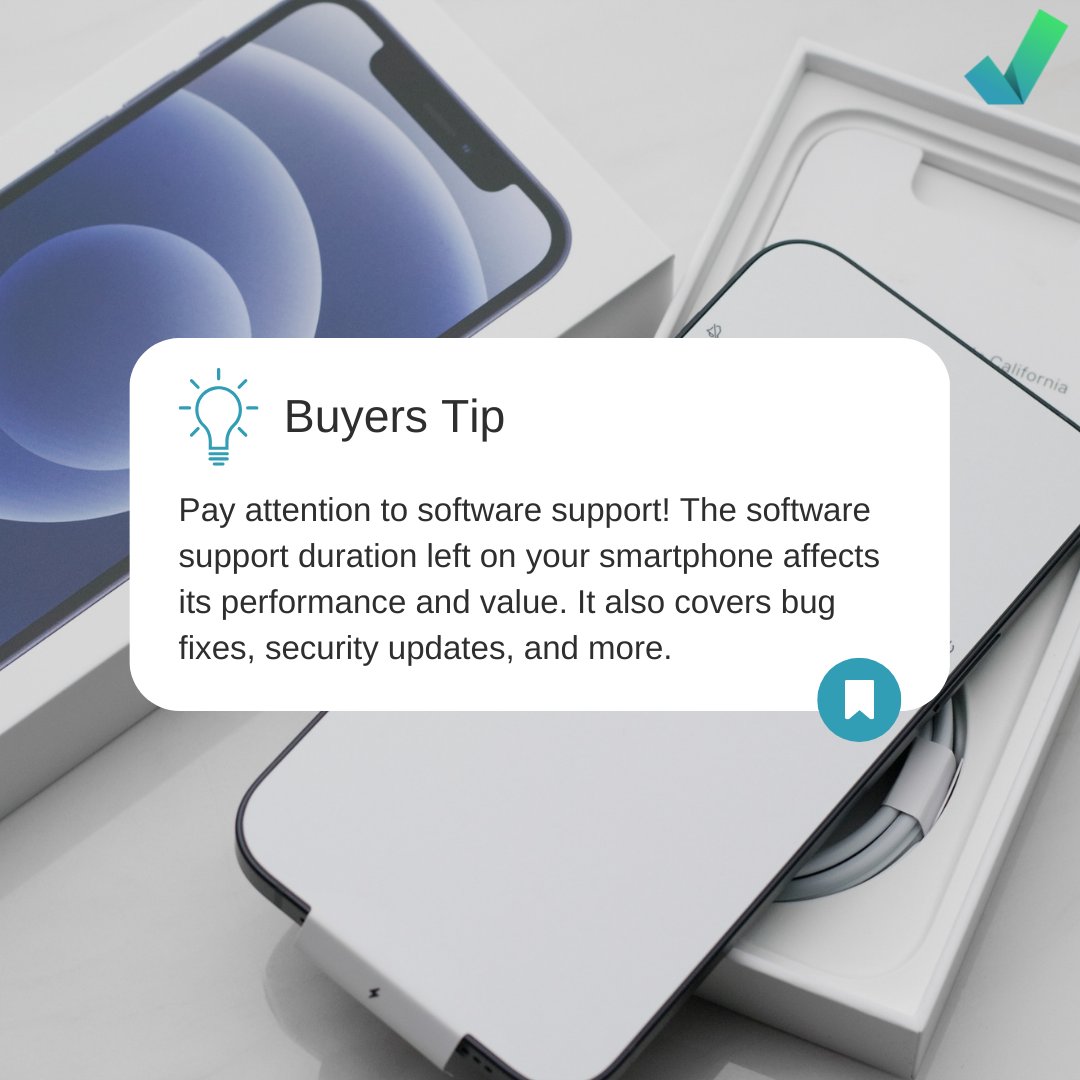 phonecheck's tweet image. The software support duration left on your #smartphone affects its performance and value. It also covers bug fixes, security updates, and more. Be sure to pay attention to software support! 

▶️ bit.ly/3NOu0Lq

#RefurbishedDevices