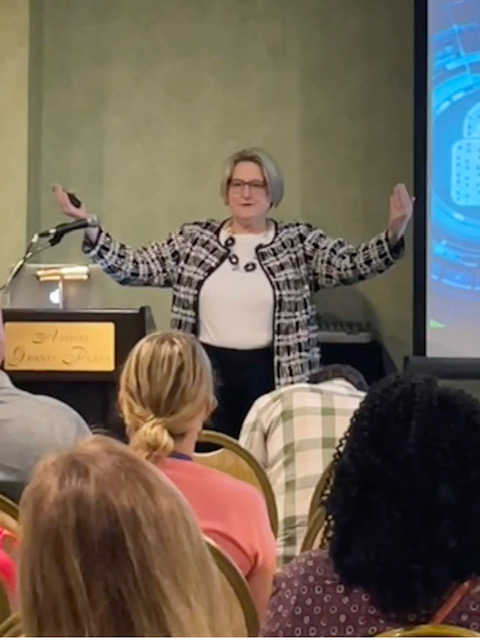 Temple_HBG's tweet photo. Temple Harrisburg's Caroline Burnell gave a presentation on cryptocurrency 101 at the #NAPSA Conference.  The presentation discussed cryptocurrency  and how protective service can investigate cases of financial exploitation of vulnerable adults involving cryptocurrency. https://t.co/xsdxzTeGWE
