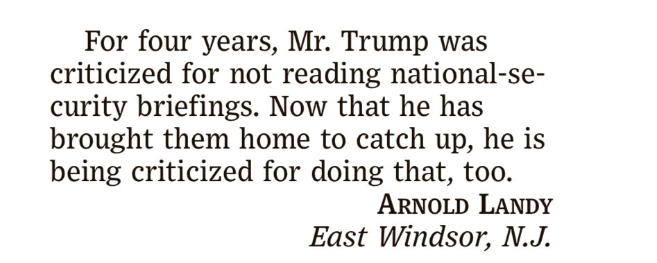 Wisdom in today’s <a href="/WSJ/">The Wall Street Journal</a> letters:
