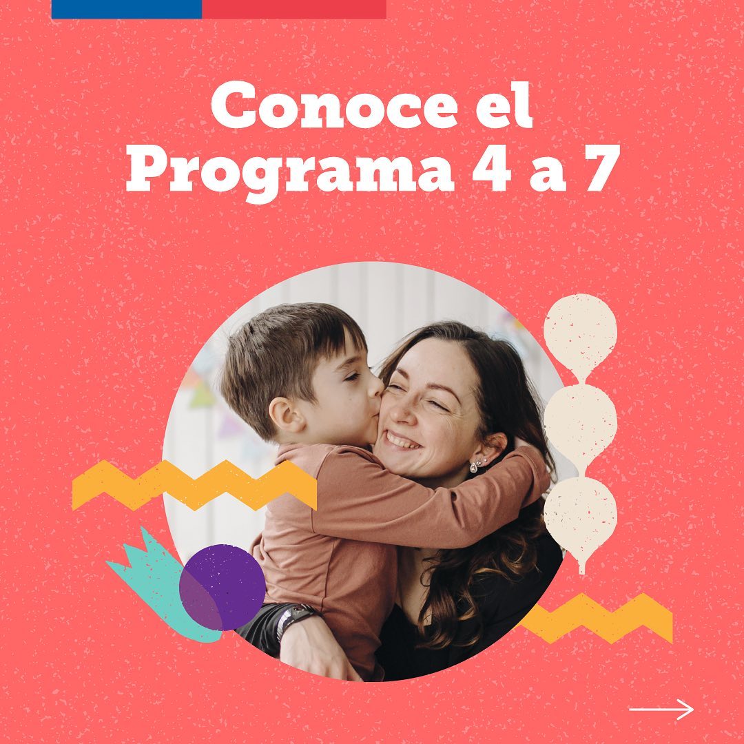 ChileAtiende's tweet photo. 📢¡Cuéntales a tus amigas!
El #Programa4a7 de @SernamEGChile facilita el acceso, permanencia y desarrollo de las mujeres 👩🏻 en el mundo del trabajo remunerado.
📌 Para mujeres al cuidado de niñas y niños 👧👦 entre 6 y 13 años.
👀 Cupos limitados 👉 https://t.co/leKBogaxTy https://t.co/FDIy6thphB