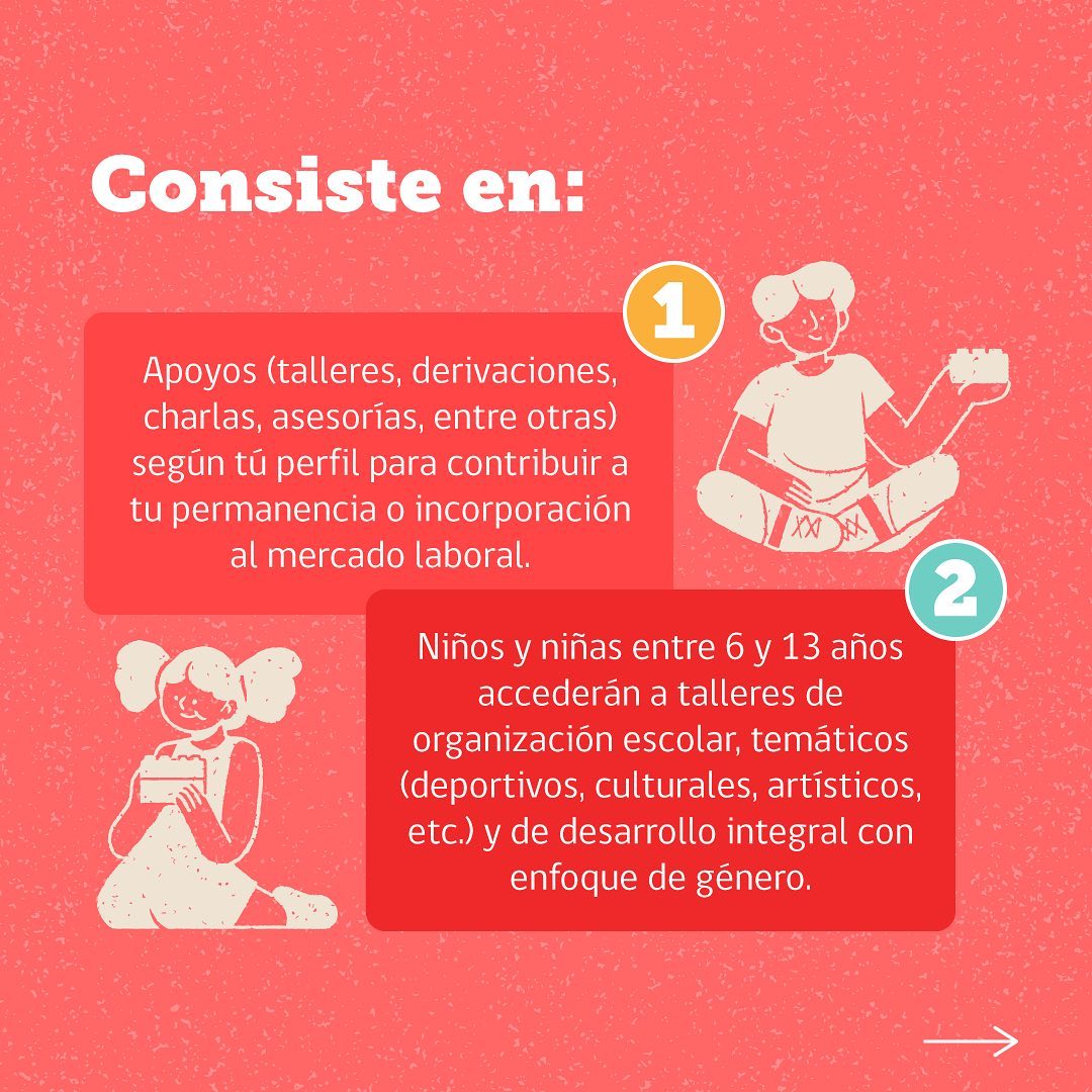 ChileAtiende's tweet photo. 📢¡Cuéntales a tus amigas!
El #Programa4a7 de @SernamEGChile facilita el acceso, permanencia y desarrollo de las mujeres 👩🏻 en el mundo del trabajo remunerado.
📌 Para mujeres al cuidado de niñas y niños 👧👦 entre 6 y 13 años.
👀 Cupos limitados 👉 https://t.co/leKBogaxTy https://t.co/FDIy6thphB