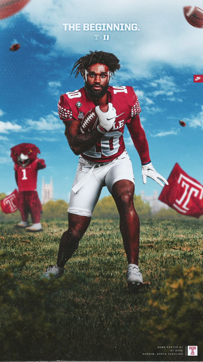 Temple_FB's tweet photo. Game 1 Poster. The Beginning.

#wallpaperwednesdays #TempleTUFF @JoseBarbon24 https://t.co/AJ9RpCBFnf