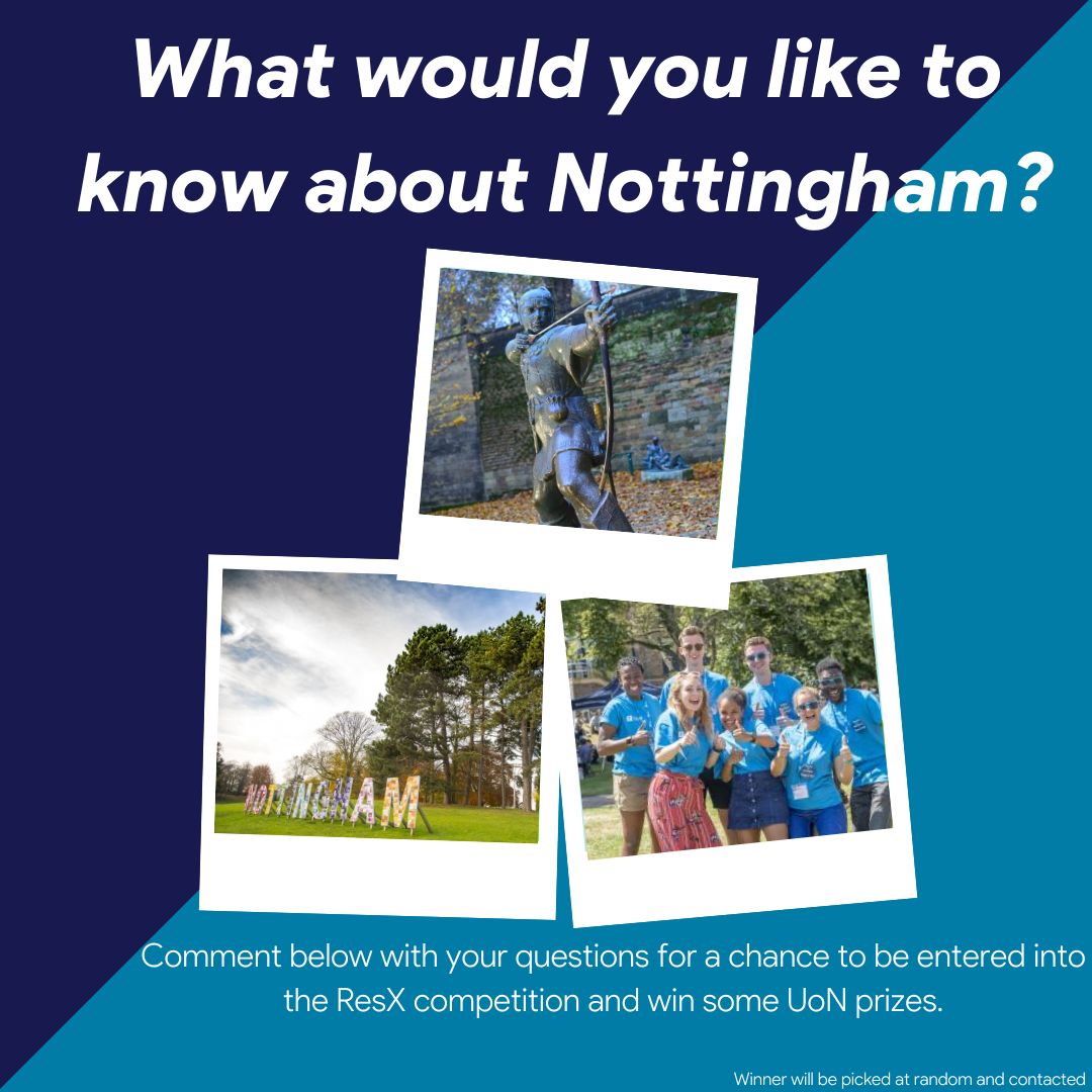 UoNResX's tweet photo. ❓ What would you like to know about Nottingham? ❓

Comment below for a chance to be entered into the #uonresx competition. https://t.co/PzQR0gYVJV