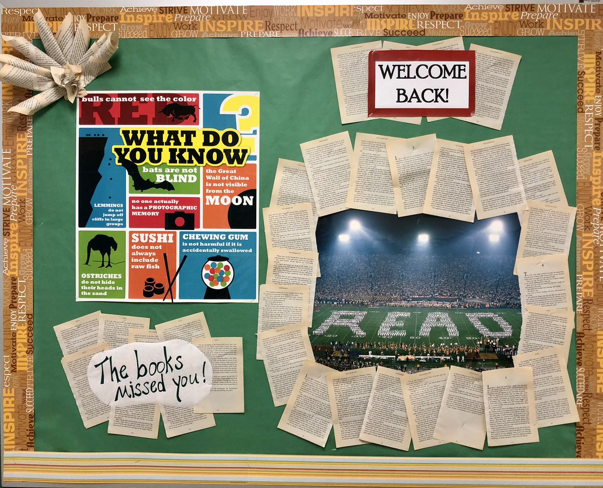 PlainedgeMSLMC's tweet photo. Welcome back Plainedge Middle School!! Be sure and stop in the Library on Tuesday!! Lots planned for the Library this year!! The books missed you and so did we. 🎒💻📚📓 #librarymatters #read #whatshappeninginthelibrary https://t.co/0OFR6n2sBz