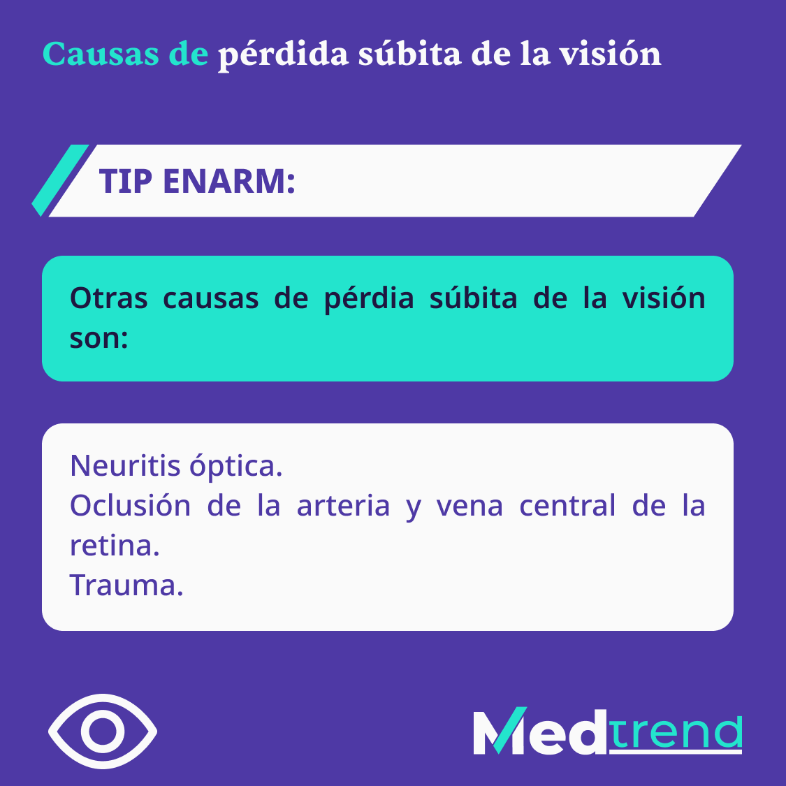 realmedtrend's tweet photo. Te compartimos un #tipENARM 😎🤓💊💉⏩ Sigue nuestro #cursoIntensivo rumbo al #ENARM en: https://t.co/1eQ7Xdw7SR https://t.co/IpEjCAWWDY
