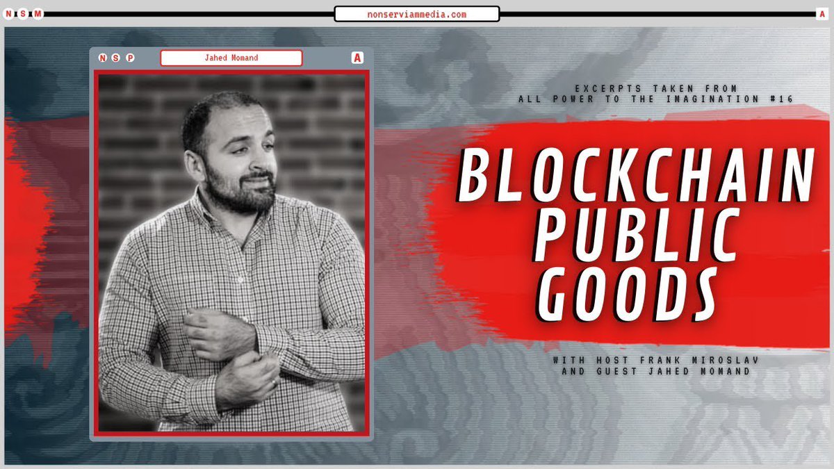 nonserviammedia's tweet photo. โThere is a strong disincentive never to block anything up behind IPโฆfor making sure that itโs freely available & cheap, & broadly accessible to peopleโฆโ
-@againstutopia on #blockchain public goods
๐https://t.co/omdeaByk0E
#NSMClips #APTTI #crypto #noip #opensource #sharing https://t.co/yXof1cUENz
