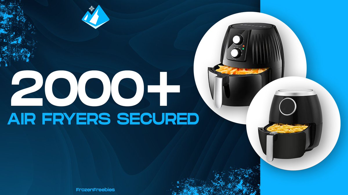 Overnight cookout! TWO THOUSAND AIR FRYERS.

Retail Price: $79.99 🚫
Frozen Price: $0.00 ✅

Need in? Check below👇