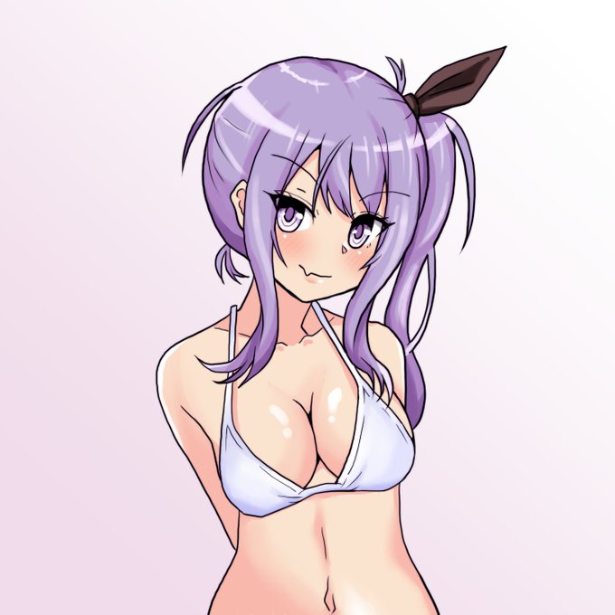 あやね(@Kotonoha_Ayane) さんの水着を勝手に描いた 