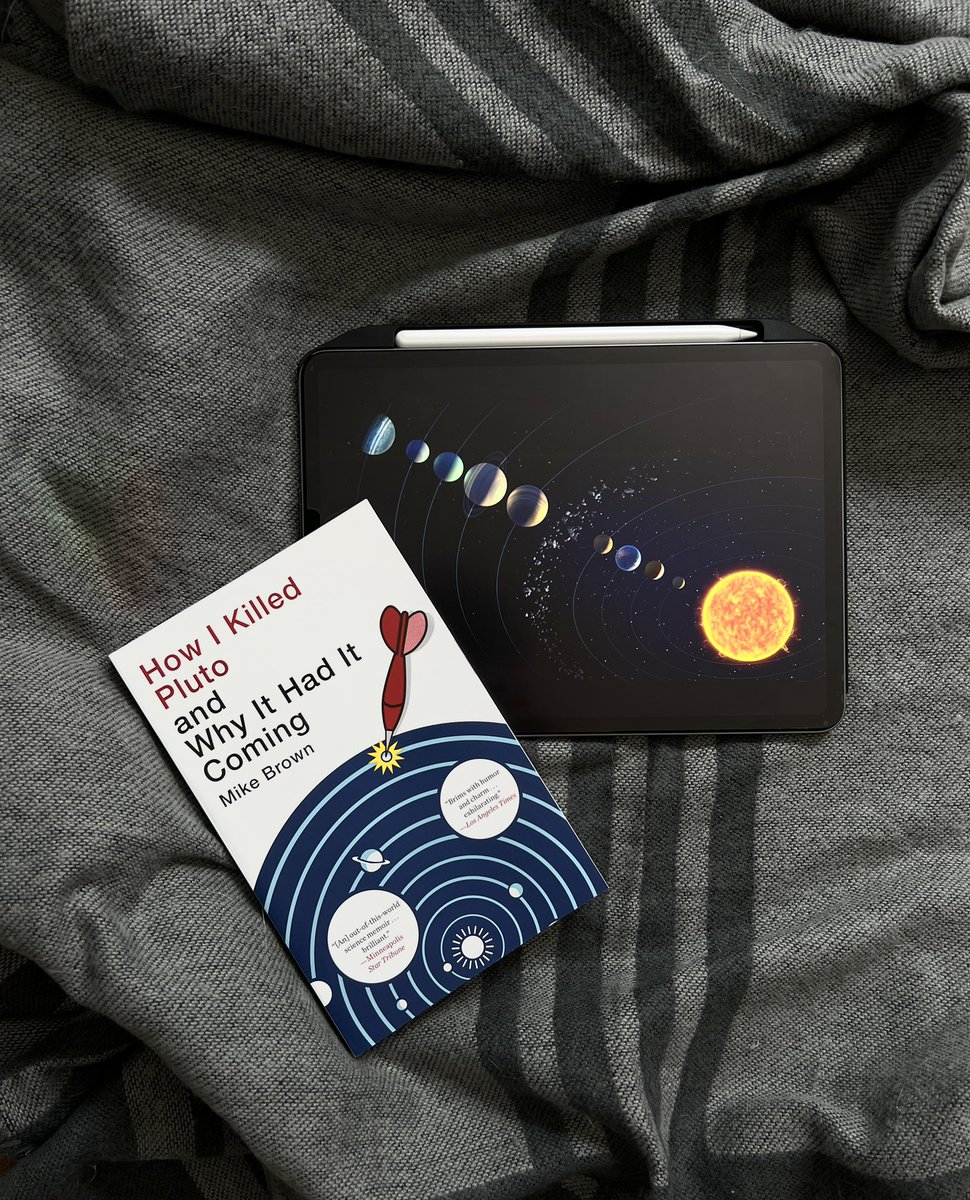 anotherbookpod's tweet photo. For Jette's last book club pick of the year, she was inspired by the Artemis I launch and has been dreaming about astronomy, @NASA, and all things space. We are very excited to read 
#HowIKilledPlutoAndWhyItHadItComing by @plutokiller https://t.co/ZLjYz1un5v