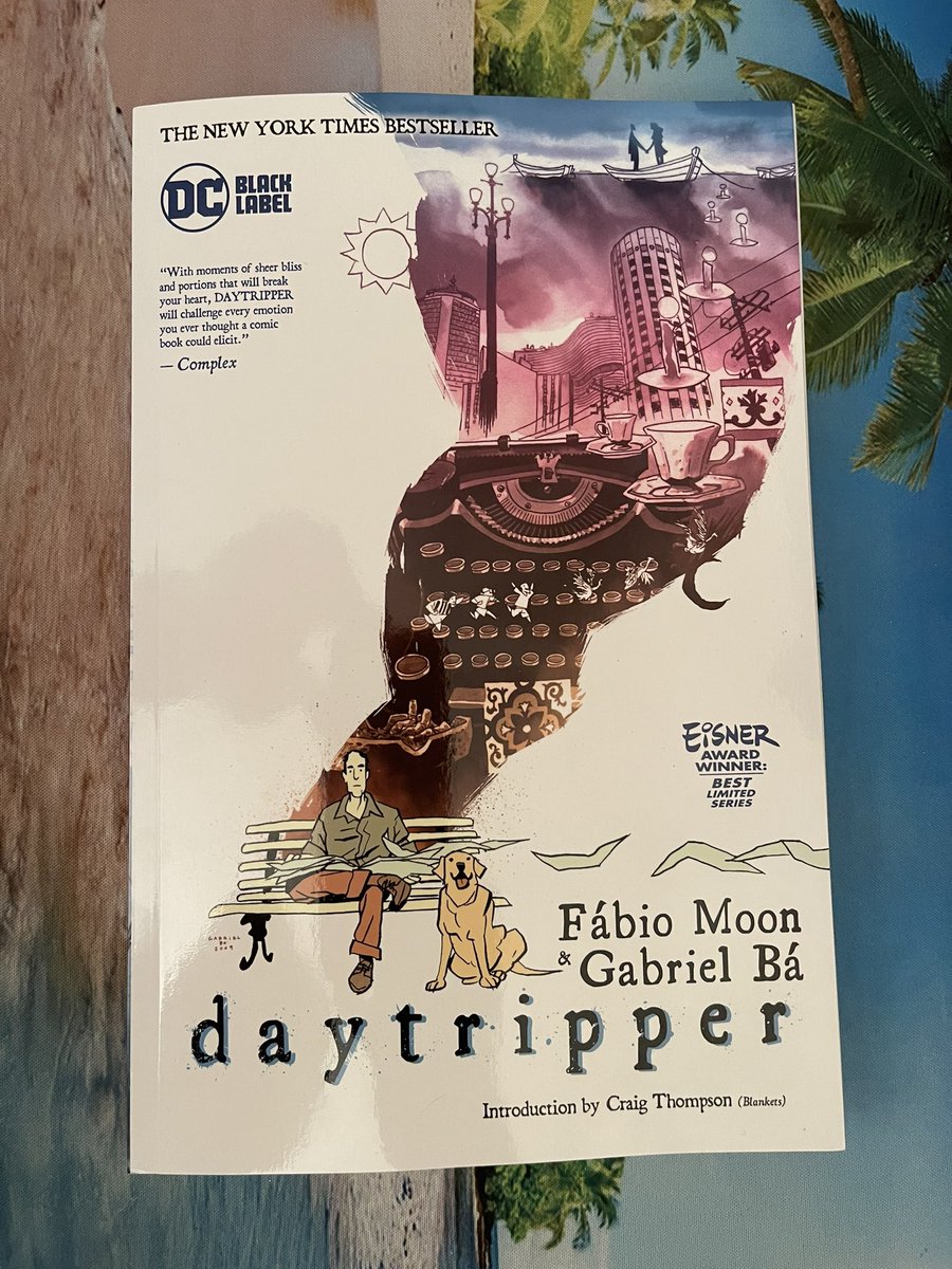 I would #recommend this to anyone. #uniquestory #beautifulart. #daytripper by #fabiomoon and #gabrielba. #sliceoflife #newclassic #dcblacklabel #thoughtsinwords