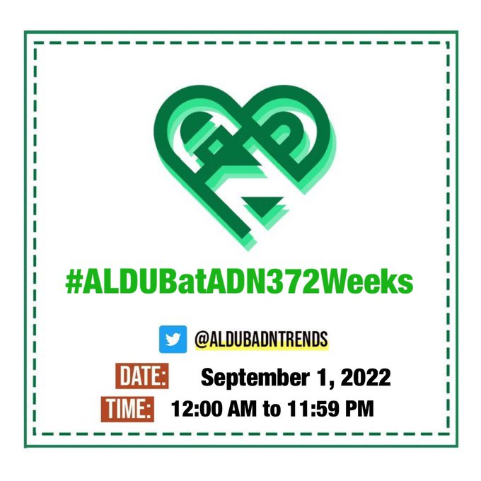 Our 372nd week as a community coincides with the start of the 'ber' months - exciting days ahead! Light &amp; love, #ADNFAM!

#ALDUBatADN372Weeks