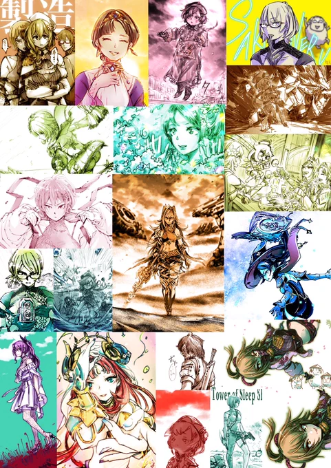 8月終わり!今月は休み多かったのでかなり描けた!😄
それにしても、なんでドゥラフ描いたのか...
#今月描いた絵を晒そう 