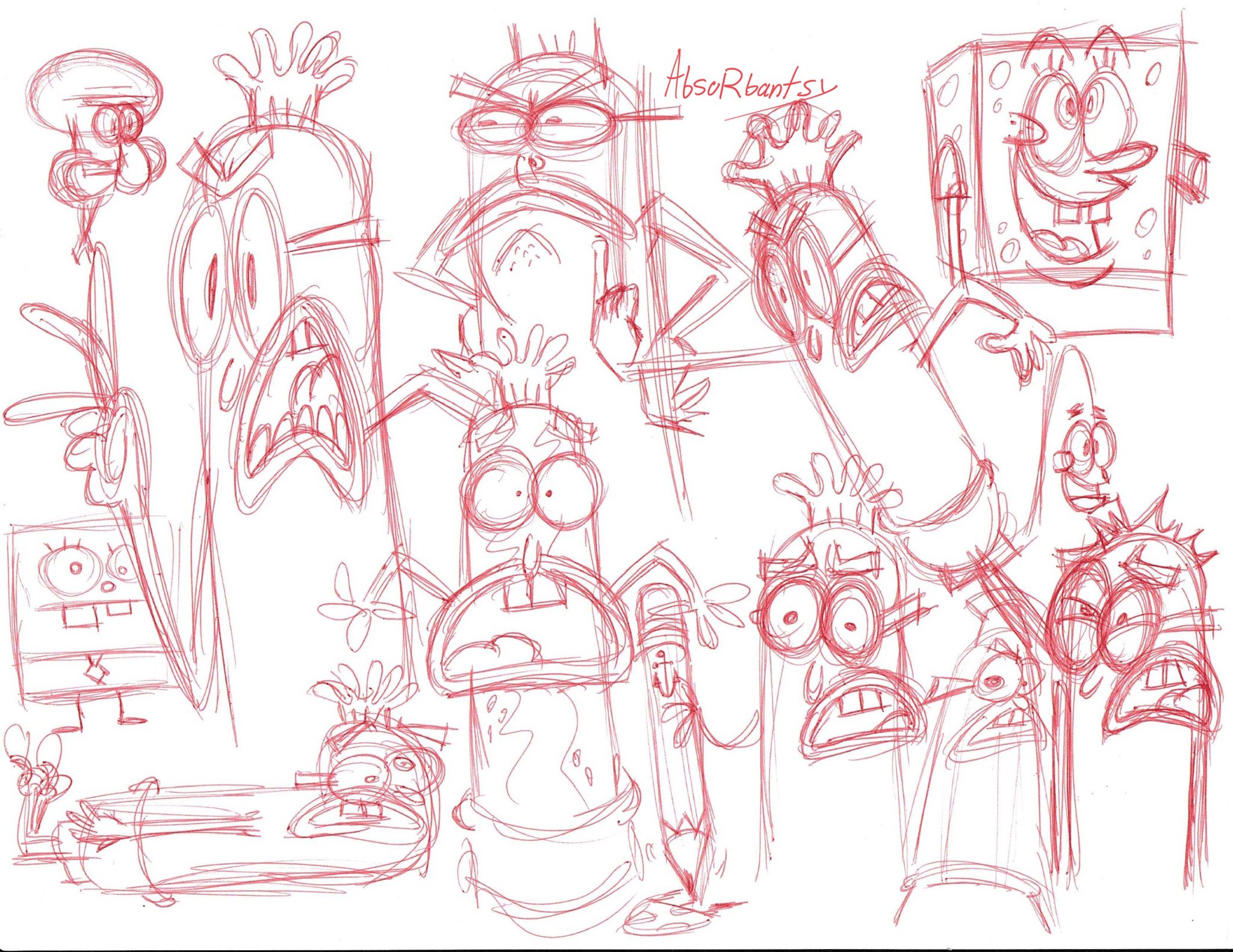 Happy birthday to Dee Bradley Baker! Here are some Kevin doodles I did a while back. 