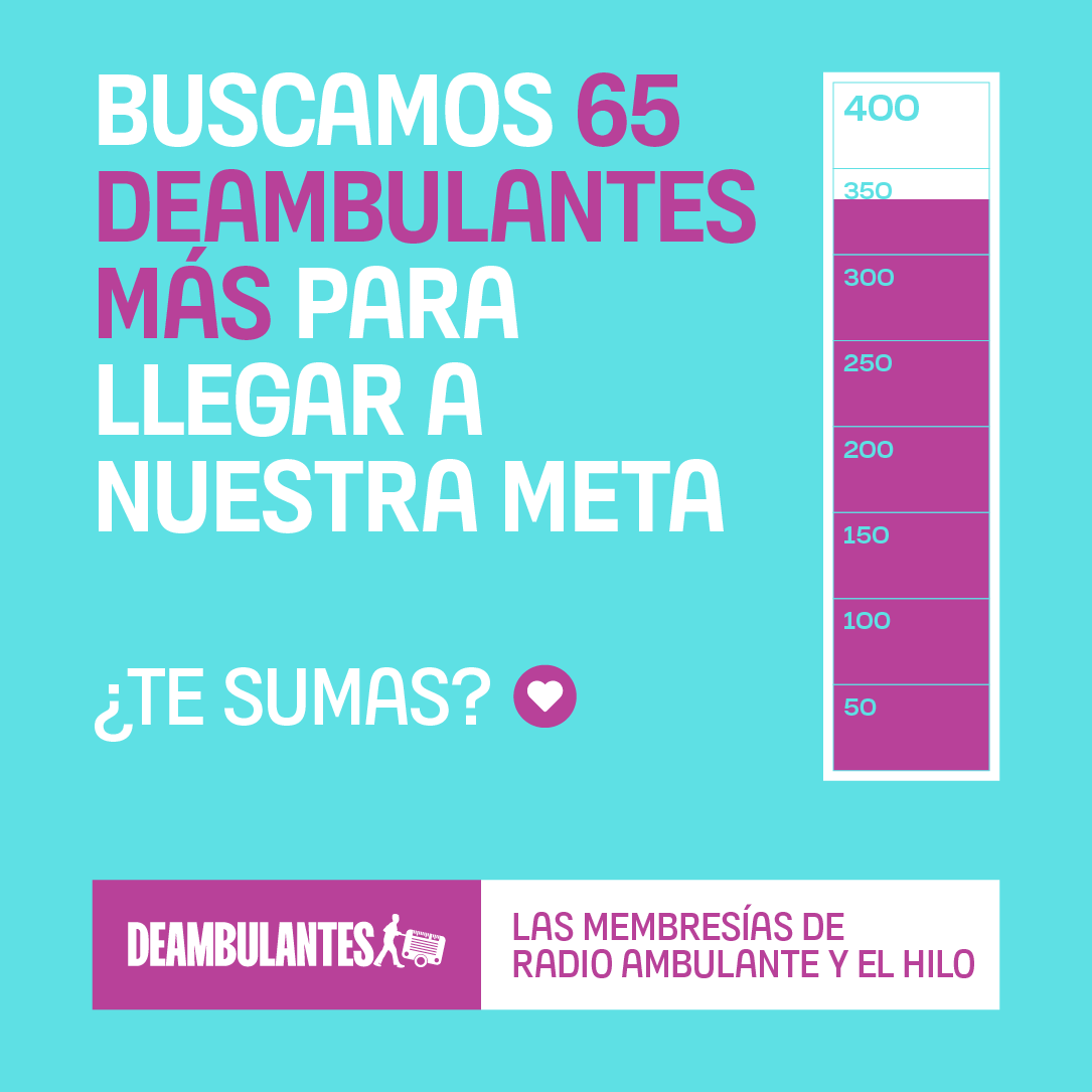 paolalean's tweet photo. Cada historia de @radioambulante se hace con cariño, con dedicación, pero es un esfuerzo titánico de un colectivo. Sé una de las 65 personas que nos ayudarán a empezar la temporada 12 fuertes💪 Únete en https://t.co/YYH53dVPKT https://t.co/Z37nVQSjl0