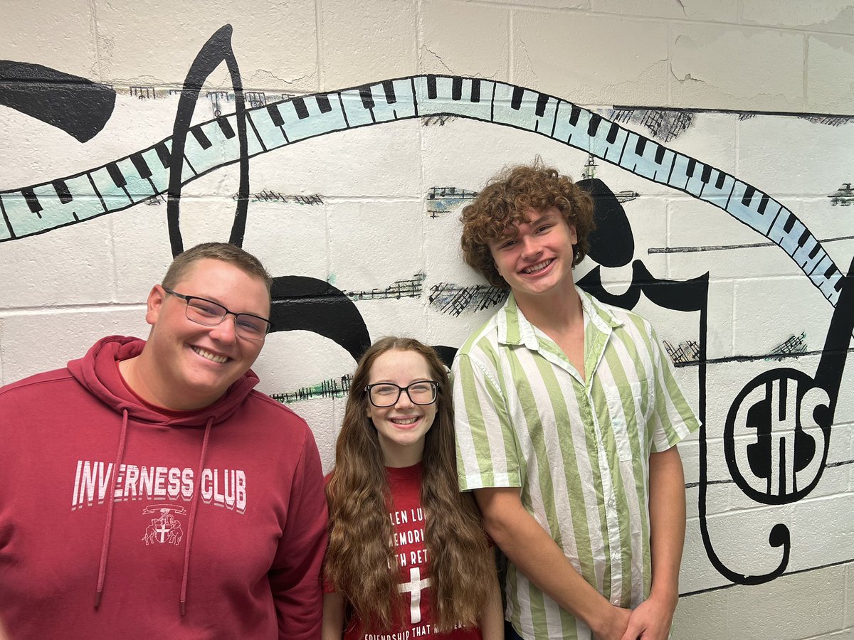 Today, OMEA All-State Choir members were announced. ALL THREE of <a href="/evglocalschools/">Evergreen Schools</a>’s high school students who auditioned were accepted! The students are Kyle Feeback ‘23 (accepted for a 2nd year), Melanie Krempec ‘23, and Michael Wheeler ‘24. Congratulations!