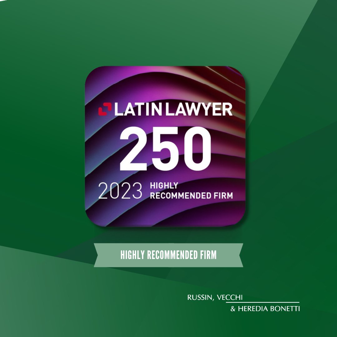 Felicitamos al equipo RV&amp;HB por el nuevo reconocimiento como firma altamente recomendada por Latin Lawyer ¡Enhorabuena! #RVHB #LatinLawyer #LL250