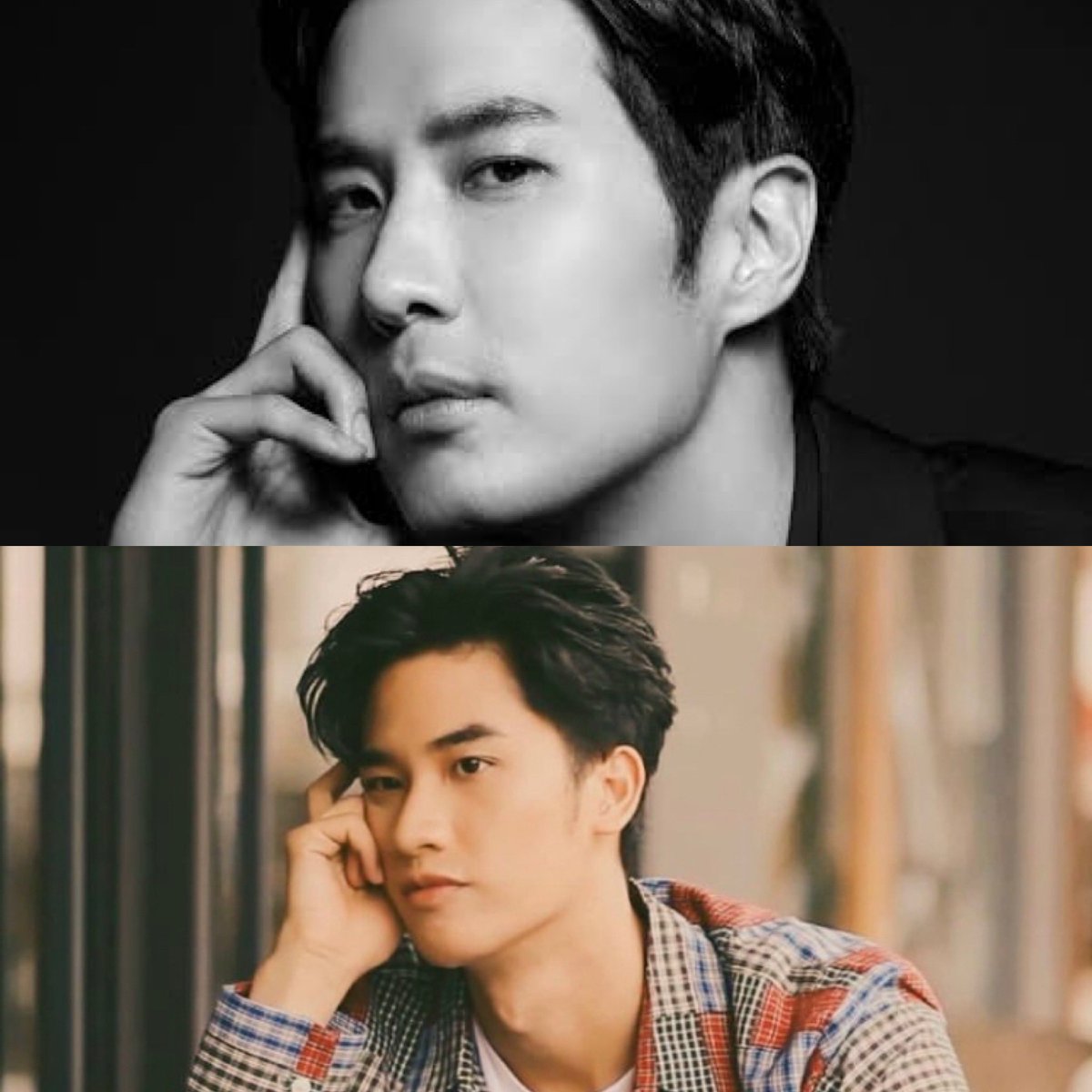 gjmsabrina's tweet photo. Is it just me or Thai actor @Tawan_V looks so much like Korean actor @JiSeokOfficial ? https://t.co/x5We7Ushoq