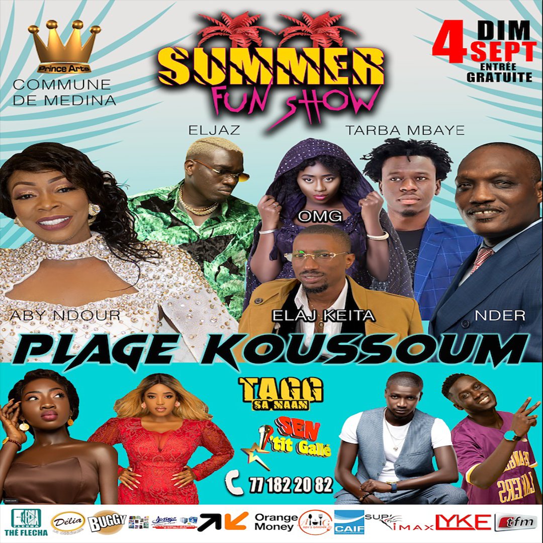 PrinceArtsMusic's tweet photo. Paré nguene pour DEMIE FINALE ak FINALE bou amoul féneu?🤩 RV ce weekend aux plages de Ngor et Koussoum ak ay artistes you meune ombiooooncee 🥰😎🤩

#music #senegal #summer #beach #princeartstudio #fun https://t.co/PAGrQZyFs4