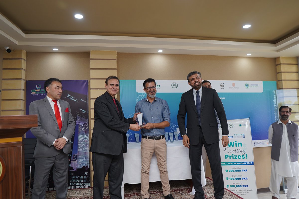gb_hackathon's tweet photo. and confidence-boosting environment, and special thanks to our judges for selecting the top 3 best ideas for the pressing problems of Gilgit Baltistan.
A special thanks to Special Communications Organization - SCO, https://t.co/RKiSyCOt4N