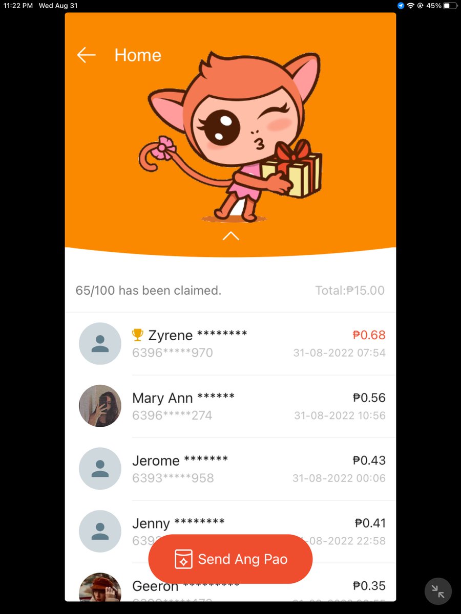 UPDATE:

RT, LIKE AND CLAIM - mage-expire na ito, free 20 php load. Will draw tom

1.August 30, 2022 (Expiration: 31-08-22 11:47 PM) - sppay.shopee.ph/angbao/lZoJ0eF…

2.August 31, 2022 (Expiration: 1-09-22 12:03 AM) -sppay.shopee.ph/angbao/RVPG9A6…