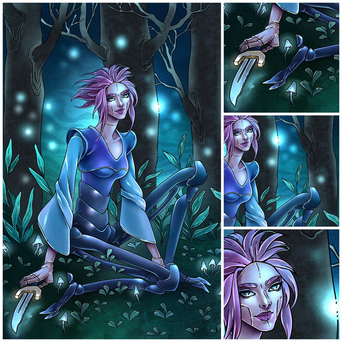 ANetkacheva's tweet photo. Hello #NFTfamily! ๐ค
.
I've always loved fairy tales.
Then I fell in love with the cyberpunk.
And of course, the inspiration that nature gives cannot be replaced by anything.
That's all about my work for contest by @ItsukiNFT ๐๐ซ
.
#WeAreItsuki #ItsukiClanClash #cyborgclan https://t.co/BPEJz52FAG