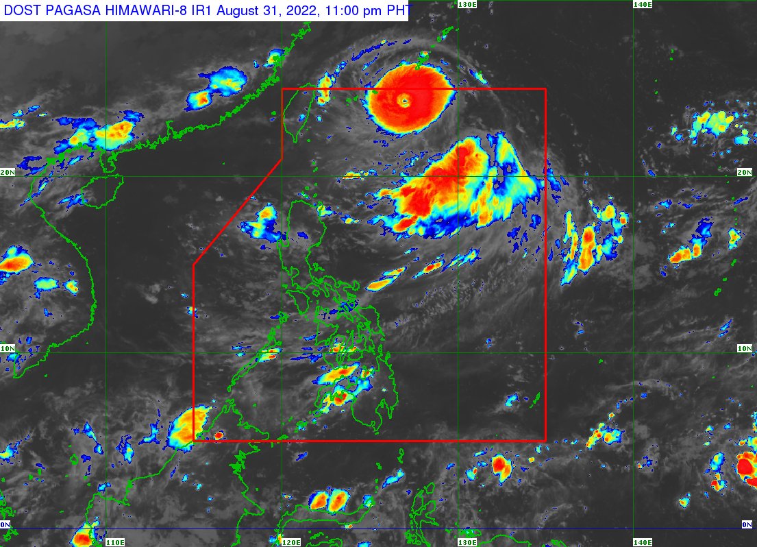 dost_pagasa's tweet photo. TROPICAL CYCLONE BULLETIN NO. 1
Super Typhoon “#HenryPH” (HINNAMNOR)
Issued at 11:00 PM, 31 August 2022
Valid for broadcast until the next bulletin at 5:00 AM tomorrow

SUPER TYPHOON “HINNAMNOR” ENTERS THE PHILIPPINE AREA OF RESPONSIBILITY (PAR) AND IS NAMED “HENRY” https://t.co/uJgXG9tmUr