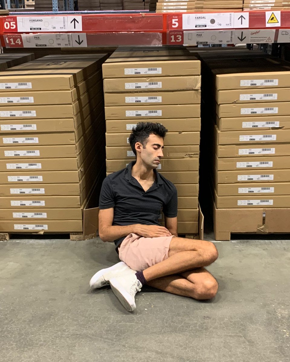 My first day post-fringe and I go to IKEA. I literally fall asleep on the floor.